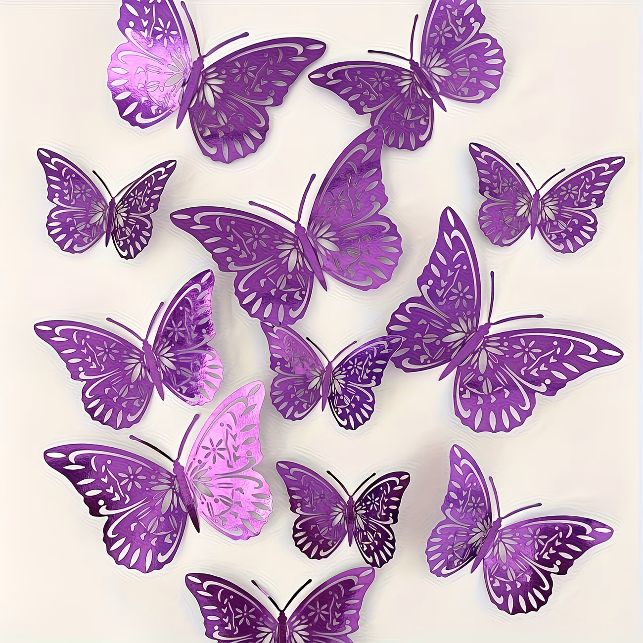 Mariposa 3D Morada