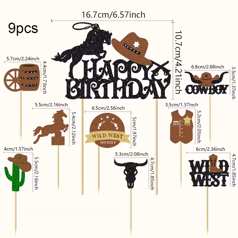 Cake Topper Vaquero