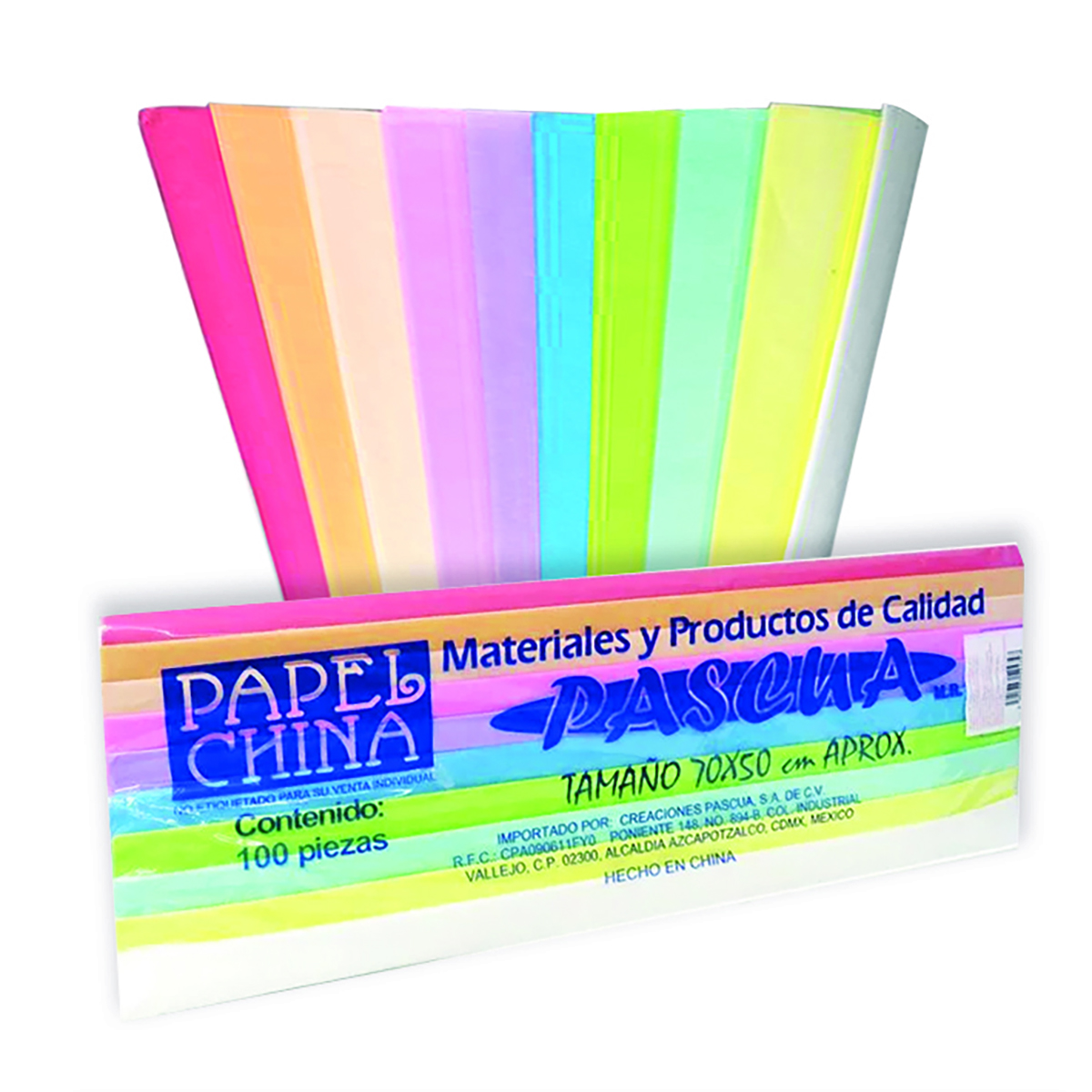 Papel China Pastel