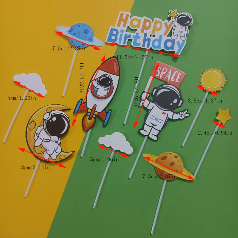 Cake Topper Astronauta