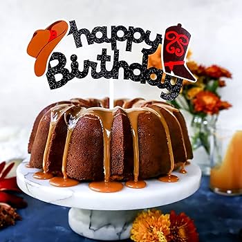 Cake Topper Happy Birthday