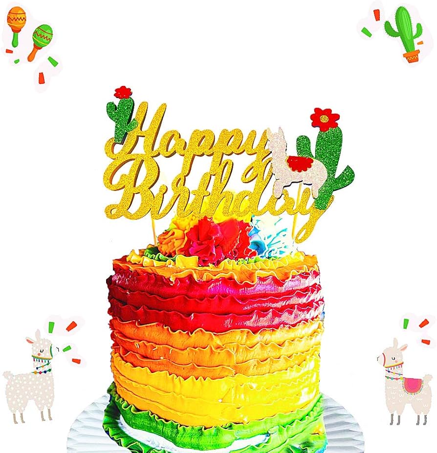 Cake Topper Happy Birthday