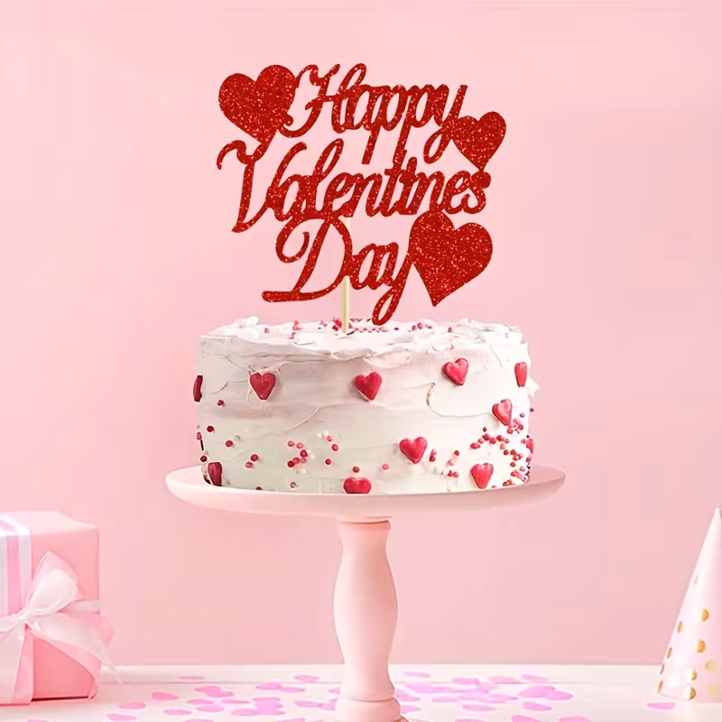 Cake topper San valentín