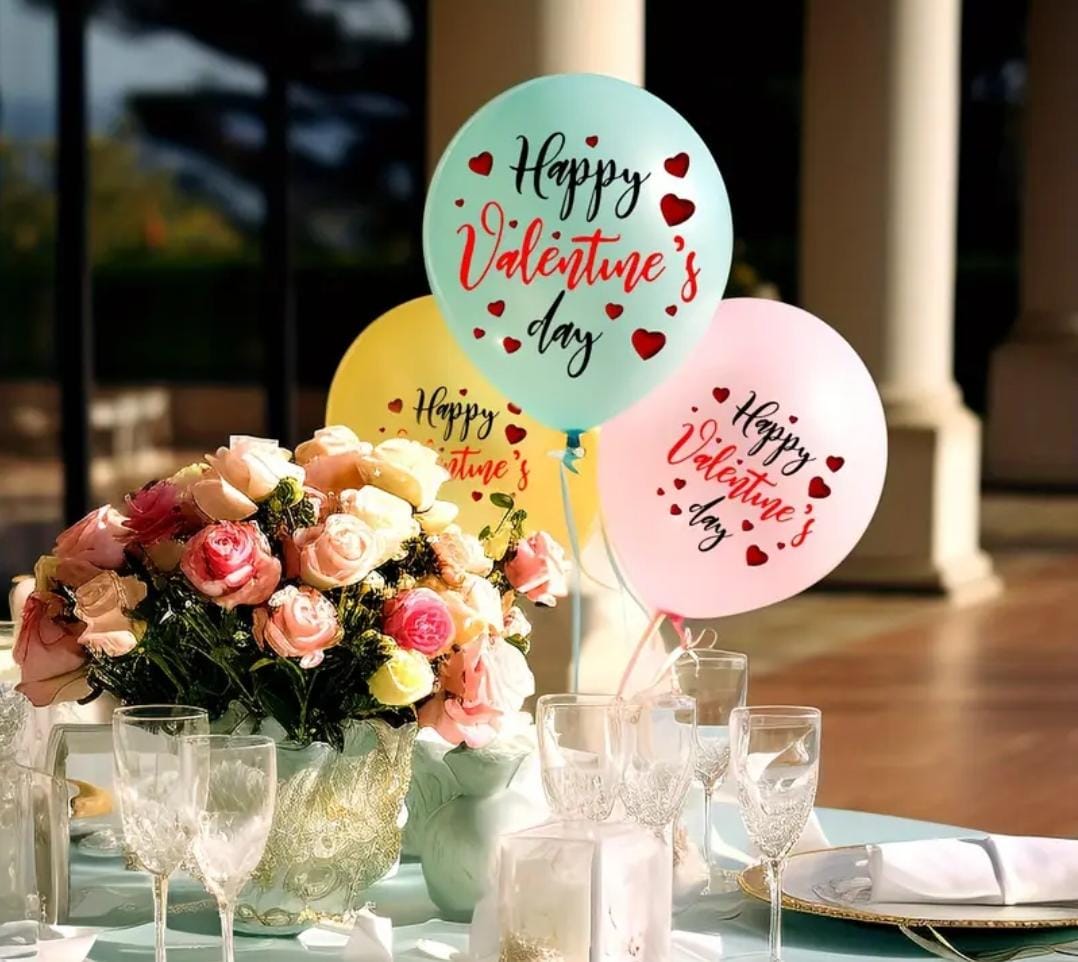 Pegatinas de corazón y letras de san valentín