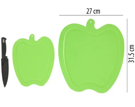 Tabla para Cortar en Forma de Manzana