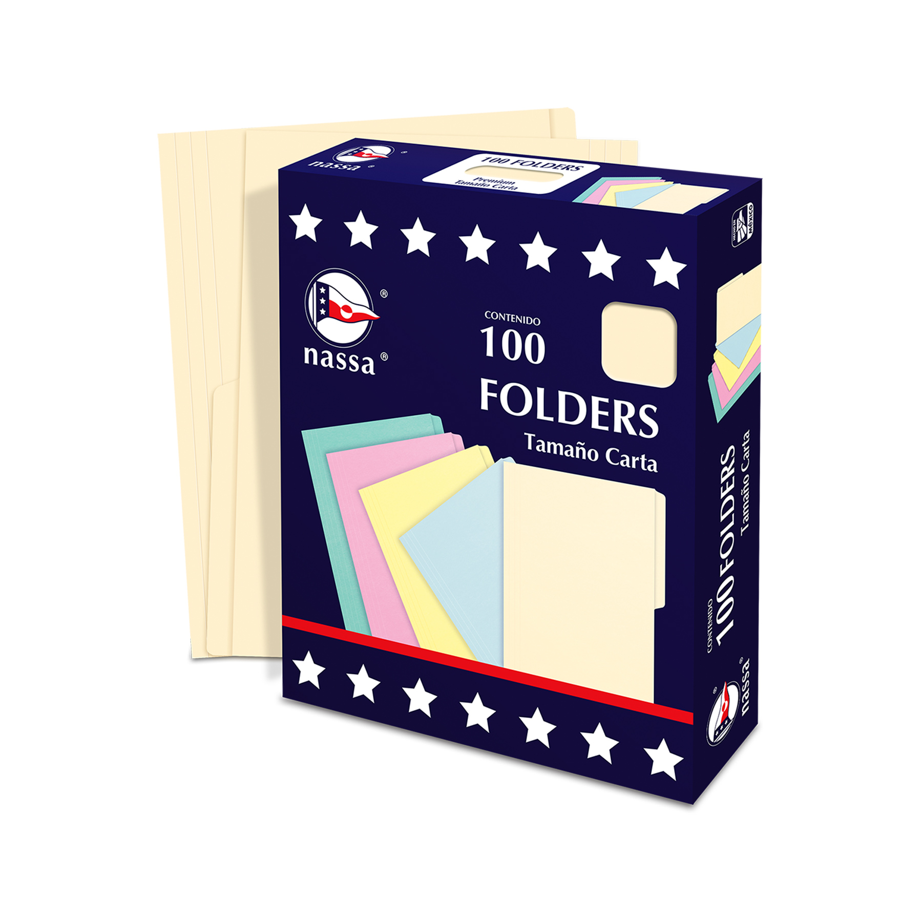 Folder Carta color crema