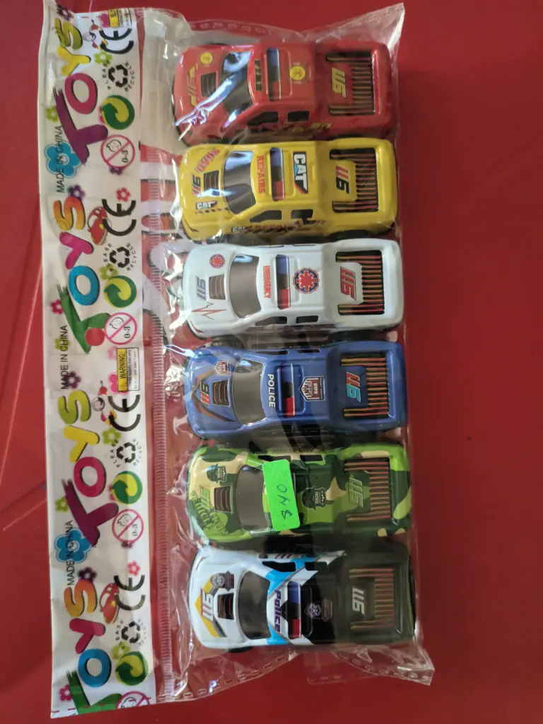 Carros 6 piezas