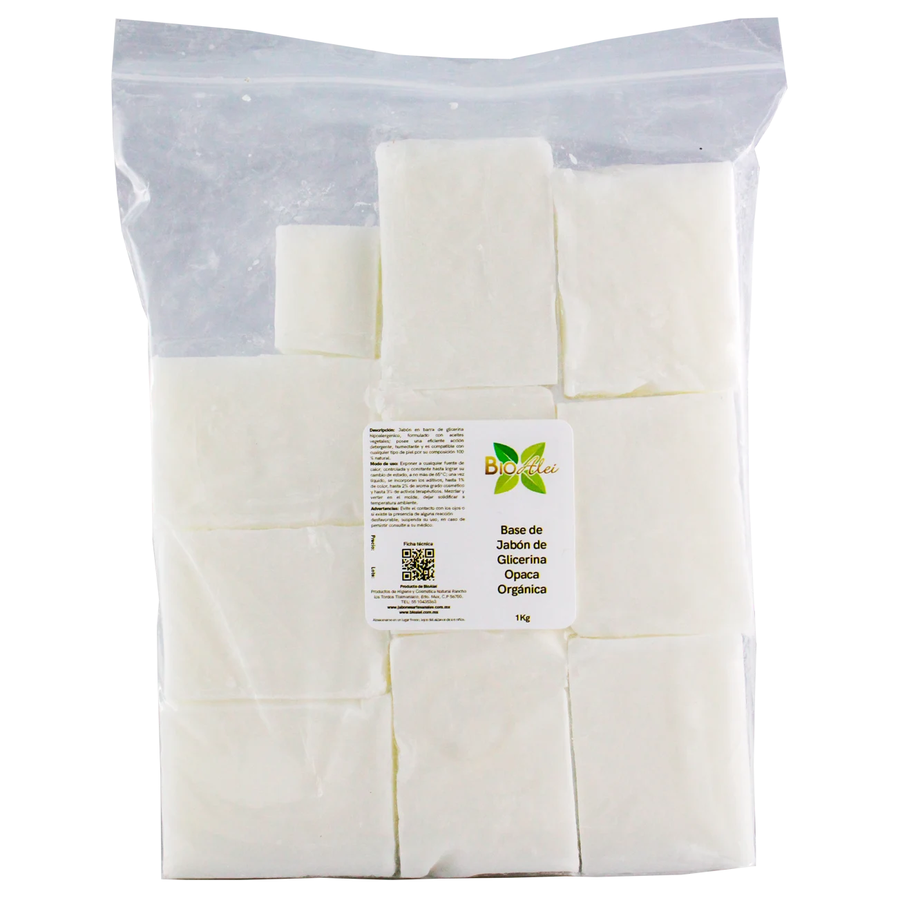 Base de Jabón de Glicerina Opaca 1Kg