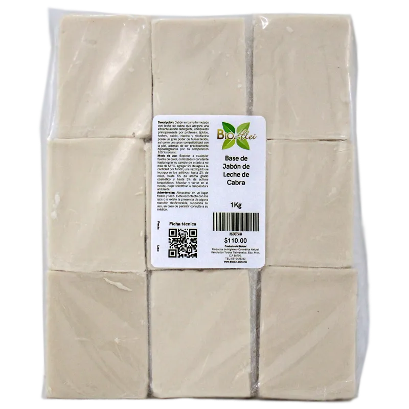 Base de Jabón de Leche de Cabra 1Kg