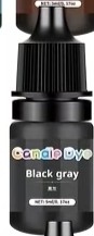Color Black gray 5ml/0.17oz