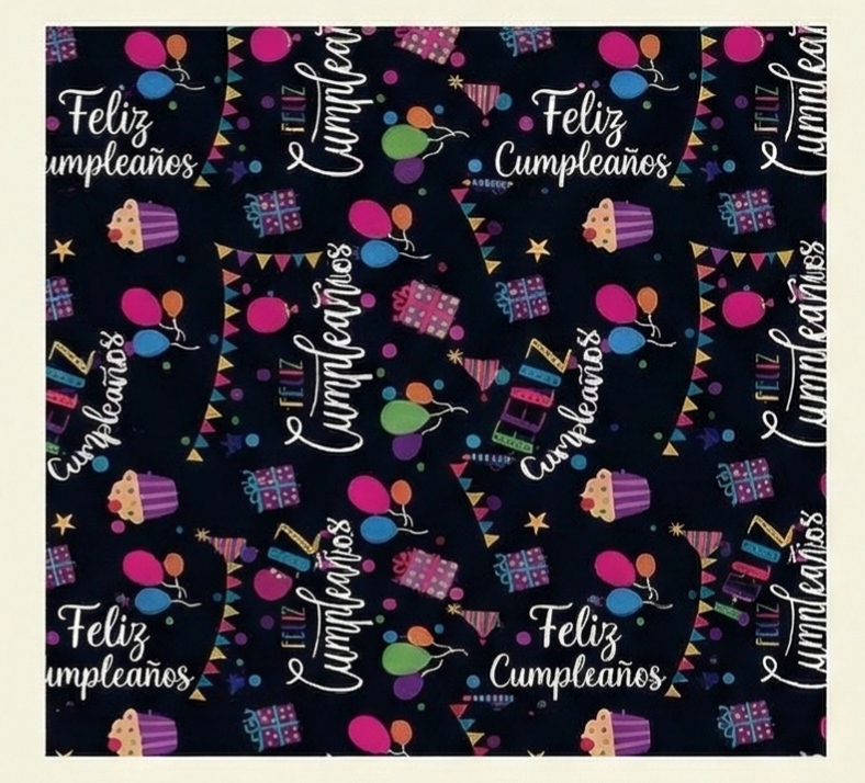 Papel Fantasía Fiesta collage