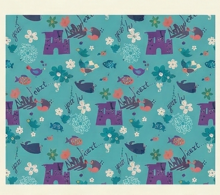Papel Fantasía Niña collage