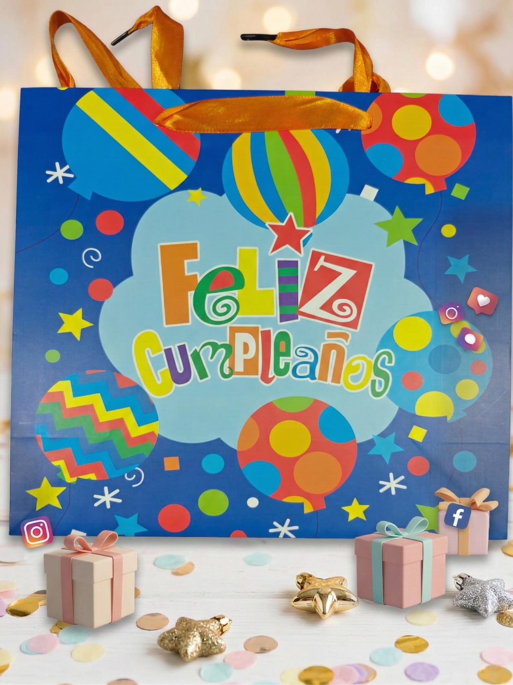 Bolsa de Regalo Feliz Cumplealos