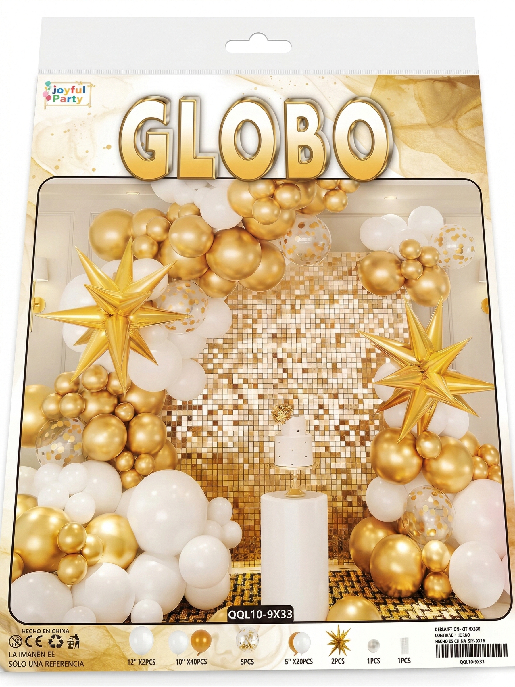 Kit de Globos Feliz Cumpleaños