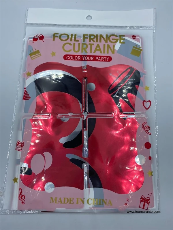 Cortina de Plástico Para Fiesta