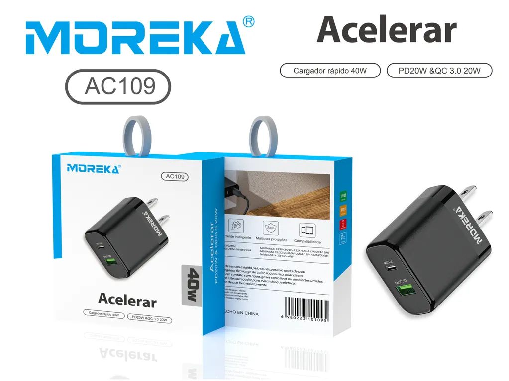 Cubo de cargador de 40w