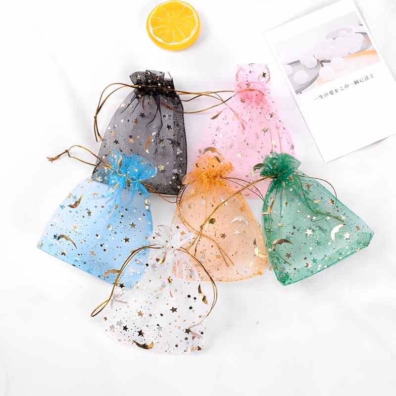 Bolsa de Organza Decorada 9 x12 cm