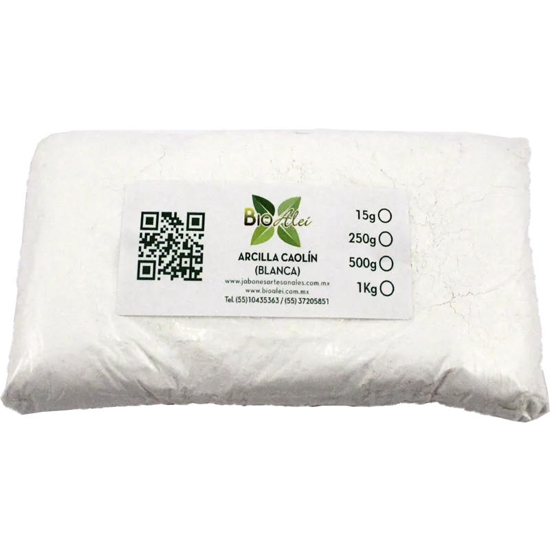 Arcilla Caolín (blanca) 100g